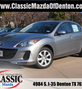 mazda mazda3 2013 silver sedan i sport gasoline 4 cylinders front wheel drive automatic 76210