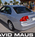 honda civic 2003 silver sedan lx gasoline 4 cylinders sohc front wheel drive automatic 32771