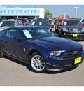 ford mustang 2011 dk  blue coupe gasoline 6 cylinders rear wheel drive automatic 78572
