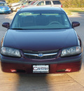 chevrolet impala 2003 red sedan gasoline 6 cylinders front wheel drive automatic with overdrive 77836