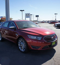 ford taurus 2013 red sedan limited gasoline 6 cylinders front wheel drive automatic 79407