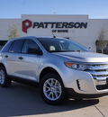 ford edge 2013 silver suv se gasoline 6 cylinders front wheel drive shiftable automatic 76230
