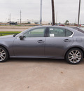 lexus gs 350 2013 gray sedan gasoline 6 cylinders rear wheel drive automatic with overdrive 77074