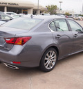lexus gs 350 2013 gray sedan gasoline 6 cylinders rear wheel drive automatic with overdrive 77074