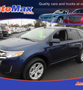 ford edge 2012 blue sel gasoline 6 cylinders front wheel drive automatic 34474