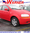 chevrolet aveo 2008 red hatchback aveo5 ls gasoline 4 cylinders front wheel drive 5 speed manual 45840