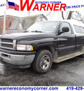dodge ram 1500 1998 black pickup truck laramie slt gasoline v8 rear wheel drive automatic 45840