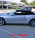 chevrolet camaro 2012 silver ss gasoline 8 cylinders rear wheel drive automatic 76051