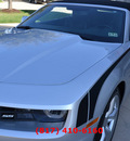 chevrolet camaro 2012 silver ss gasoline 8 cylinders rear wheel drive automatic 76051