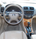 honda accord 2003 beige sedan ex v 6 gasoline 6 cylinders sohc front wheel drive automatic 77074