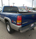 gmc sierra 1500 2003 blue z71 gasoline 8 cylinders 4 wheel drive automatic 81212