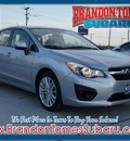 subaru impreza 2013 silver wagon 2 0i premium gasoline 4 cylinders all whee drive cont  variable trans  75070