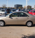 toyota camry 2004 tan sedan xle gasoline 4 cylinders front wheel drive automatic 76053
