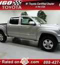 toyota tacoma 2013 silver v6 gasoline 6 cylinders 4 wheel drive automatic 91731