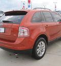 ford edge 2007 orange suv 4dr fwd sel gasoline 6 cylinders front wheel drive automatic 77578