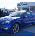 hyundai genesis coupe 2013 blue coupe 3 8 track gasoline 6 cylinders rear wheel drive automatic 77094
