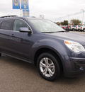 chevrolet equinox 2013 blue lt gasoline 4 cylinders front wheel drive 6 speed automatic 78224