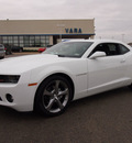chevrolet camaro 2013 white coupe lt gasoline 6 cylinders rear wheel drive 6 speed automatic 78224