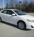 toyota camry 2012 white sedan le gasoline 4 cylinders front wheel drive automatic 75569