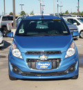 chevrolet spark 2013 blue hatchback 2lt auto gasoline 4 cylinders front wheel drive automatic 77090