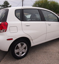 chevrolet aveo 2008 white hatchback aveo5 ls gasoline 4 cylinders front wheel drive automatic 77539