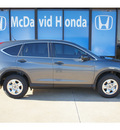 honda cr v 2013 dk  gray suv lx gasoline 4 cylinders front wheel drive not specified 77034