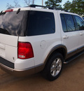 ford explorer 2004 white suv eddie bauer gasoline 8 cylinders rear wheel drive automatic 77539