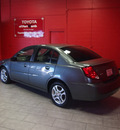 saturn ion 2004 gray sedan 3 gasoline 4 cylinders dohc front wheel drive automatic 76116