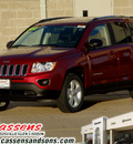 jeep compass 2013 red suv gasoline 4 cylinders 2 wheel drive automatic 62034