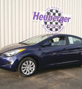 hyundai elantra 2011 indigo blue sedan gasoline 4 cylinders front wheel drive automatic 80905