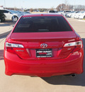 toyota camry 2012 red sedan se sport limited edition gasoline 4 cylinders front wheel drive automatic 76049