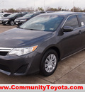 toyota camry 2012 gray sedan le gasoline 4 cylinders front wheel drive automatic 77521