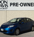 ford fiesta 2011 blue sedan s gasoline 4 cylinders front wheel drive automatic 76011