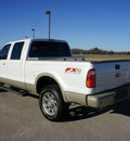 ford f 250 super duty 2010 white king ranch diesel 8 cylinders 4 wheel drive automatic 75119