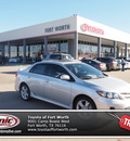 toyota corolla 2013 silver sedan s gasoline 4 cylinders front wheel drive automatic 76116
