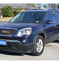 gmc acadia 2009 dk  blue suv slt gasoline 6 cylinders front wheel drive automatic 76401