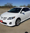 toyota corolla 2011 white sedan s gasoline 4 cylinders front wheel drive automatic 75110