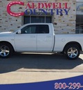 dodge ram 1500 2010 white pickup truck gasoline 8 cylinders 2 wheel drive automatic with overdrive 77836