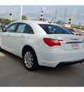 chrysler 200 2012 white sedan touring gasoline 4 cylinders front wheel drive automatic with overdrive 77642
