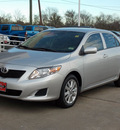 toyota corolla 2010 silver sedan le gasoline 4 cylinders front wheel drive automatic 77074