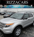 ford explorer 2013 silver suv 6 cylinders automatic with overdrive 60546