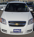 chevrolet aveo 2011 white sedan gasoline 4 cylinders front wheel drive automatic 79925
