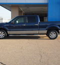 ford f 150 2009 blue xlt gasoline 8 cylinders 2 wheel drive 6 speed automatic 77802