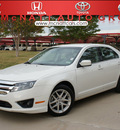 ford fusion 2011 white sedan sel 4 cylinders 6 speed automatic 76210