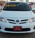 toyota corolla 2011 white sedan le gasoline 4 cylinders front wheel drive automatic 77074