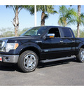 ford f 150 2012 black lariat gasoline 6 cylinders 2 wheel drive automatic 78550