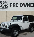 jeep wrangler 2013 white suv sport gasoline 6 cylinders 4 wheel drive automatic 76011