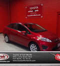 ford fiesta 2011 red sedan se gasoline 4 cylinders front wheel drive automatic 76116