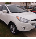 hyundai tucson 2013 white gls gasoline 4 cylinders front wheel drive automatic 77074