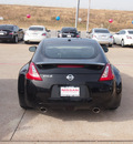 nissan 370z 2010 black coupe gasoline 6 cylinders rear wheel drive automatic 76116